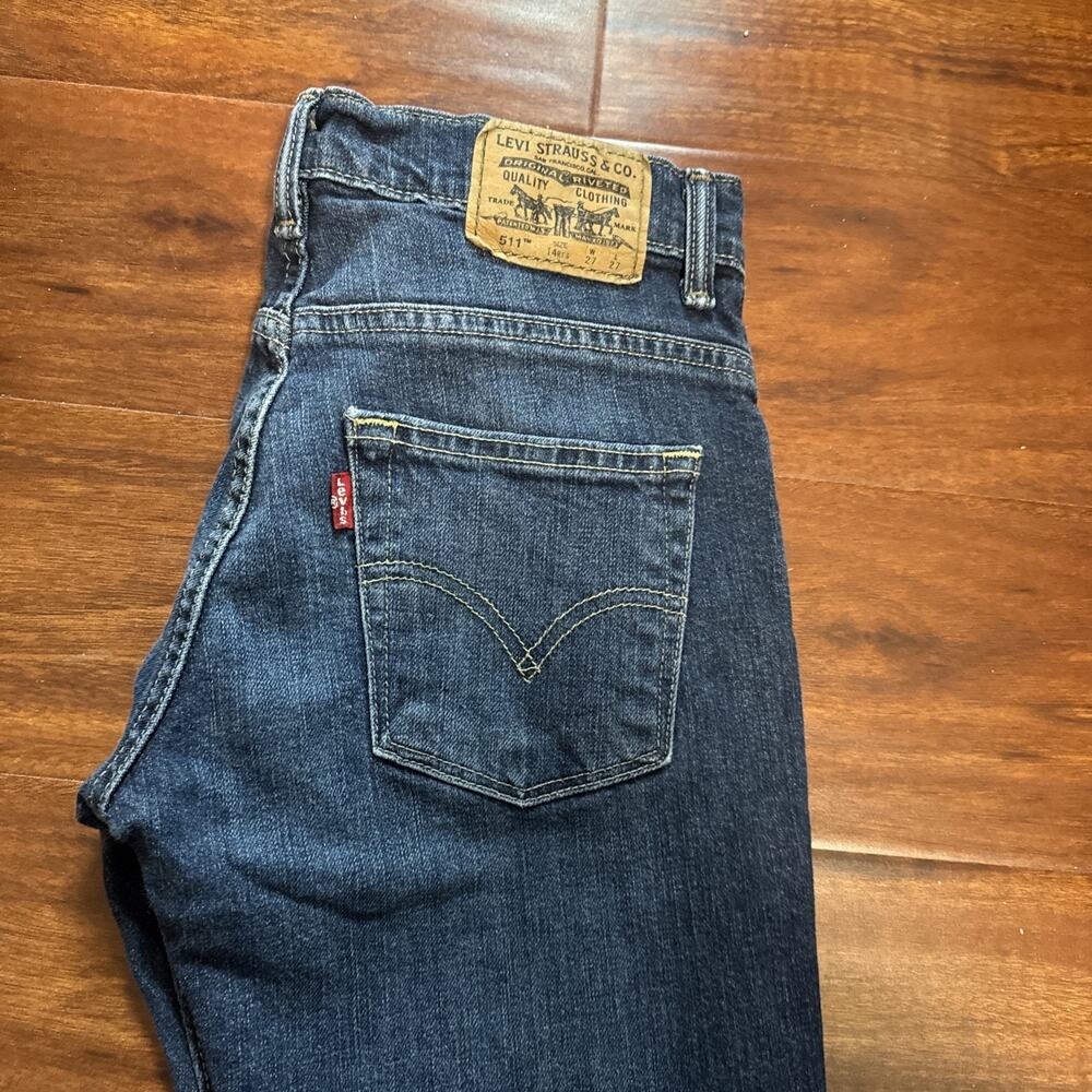 Levi Strauss Jeans 511 Boys 14 Regular Levi's Denim 27 x 27 Cotton Blend Mexico